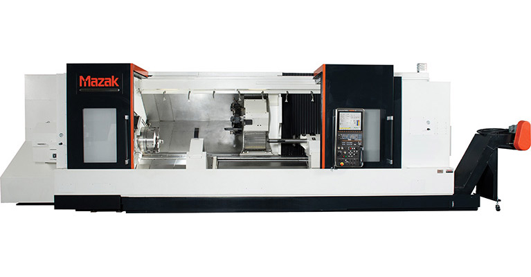 tour CNC 3 AXES (axe Y) MAZAK type 450 MY. Copyright Photo Mazak